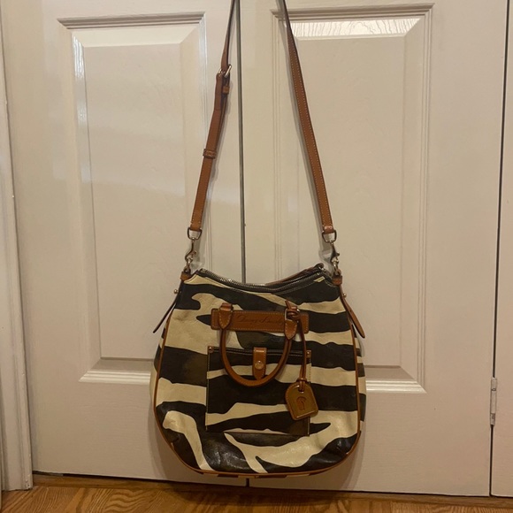 Zebra Print Dooney and Bourke bag - Picture 1 of 5